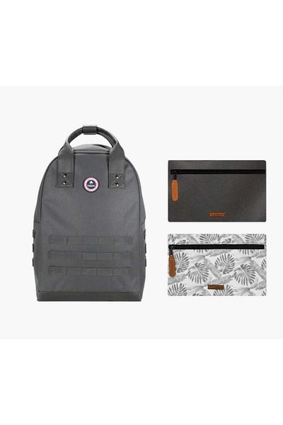 Cabaia Σακίδιο πλάτης Old School Medium Pocket Vancouver Grey