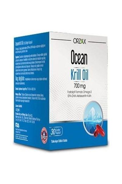 Ocean Orzax Krill Oil 30 Capsules