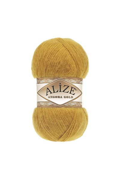 Alize Νήματα πλεξίματος χειρός Angora Gold Mustard Yellow