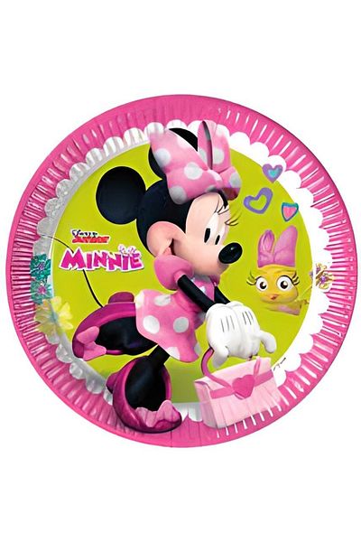 DÜVENCİ TİCARET Minnie Plates (8 pieces)