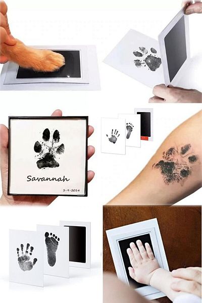 TechnoSmart Pet Paw Print Set - Non-toxic, Inkless Printing Kit, Suitable for Cat Dog