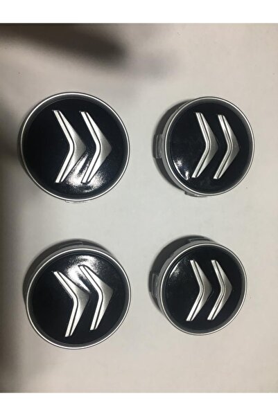 Ehr. Citroen C3 C4 Celik Jant Göbegi 58mm 4adet Siyah