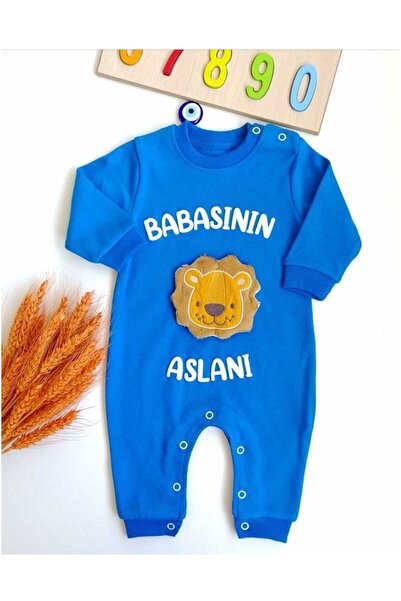 dubi baby Nazli Baby Dad's Lion Baby Jumpsuit