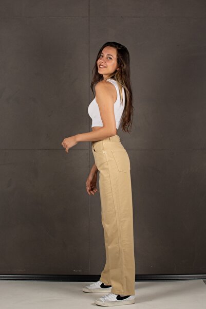 DeepStar Orta Bel Boru Paça Denim