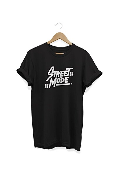 FECCY Μπλουζάκι με στάμπα Street Mode - 100% βαμβάκι, μπλουζάκι με ψηφιακή στ...