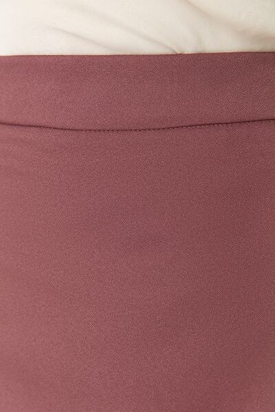 Kolekcia Trendyol Hnedá mini tkaná sukňa TWOAW23ET00081