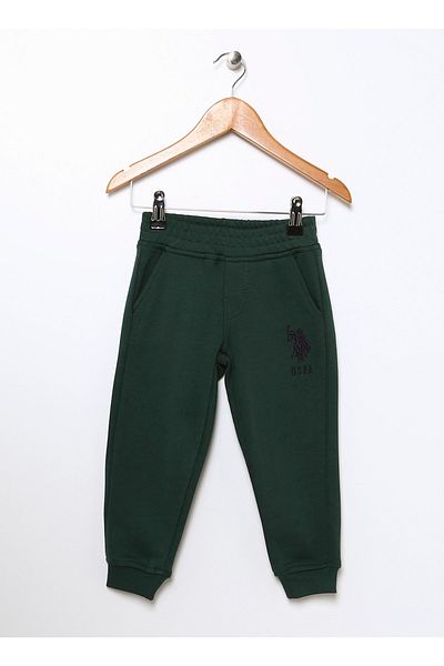 U.S. Polo Assn. Πράσινο αγόρι φούτερ - Elastic Leg Garcıakıds