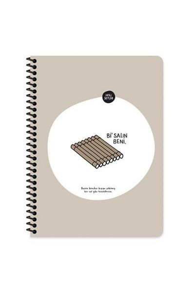 KESKİN COLOR Feeling Things 80 Sheets Lined Notebook - Bi' Swing Me 18.5x25
