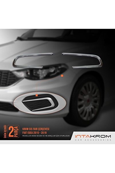 İntachrom Fiat Egea Krom Sis Farı Çerçevesi 2 Prçr 2015 -2020