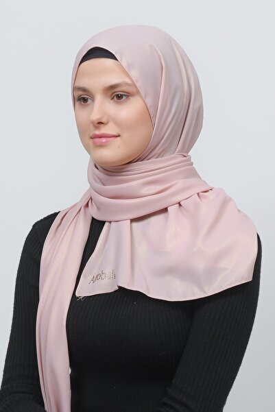 Altobeh Βραδινό φόρεμα Glitter Chiffon Wrap-ανοιχτό ροζ