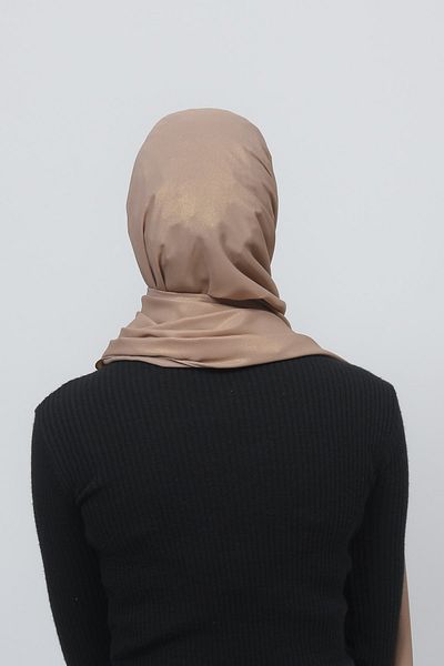 Altobeh Glitter Βραδινό Φόρεμα Chiffon Shawl-light Mink