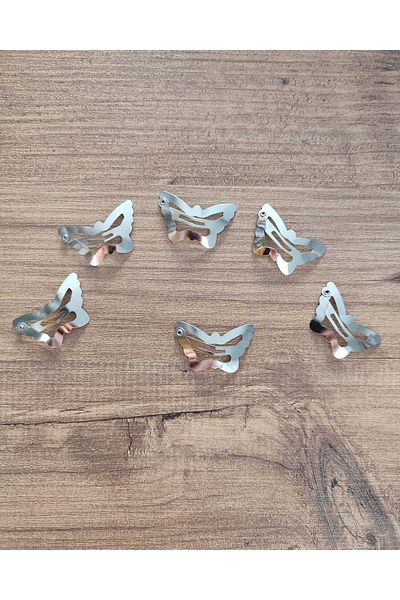 MİNAHOBİ Πόρπη 4cm Snap (Πεταλούδα) Επινικελωμένη 25 Τεμάχια