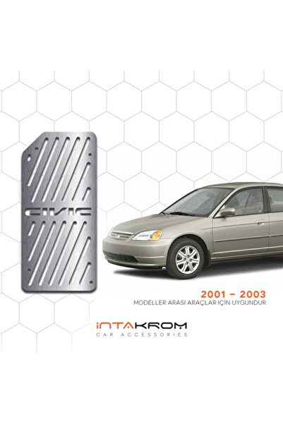 İntachrom Honda Civic Krom Ayak Dinlendirme Pedalı 2001 - 2003