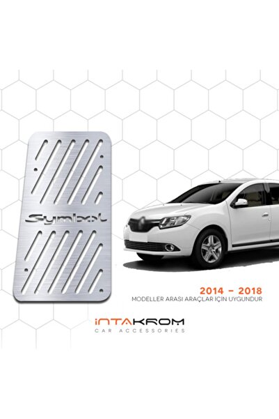 İntachrom Renault Clio Symbol Krom Ayak Dinlendirme Pedalı - 2014 - 2019