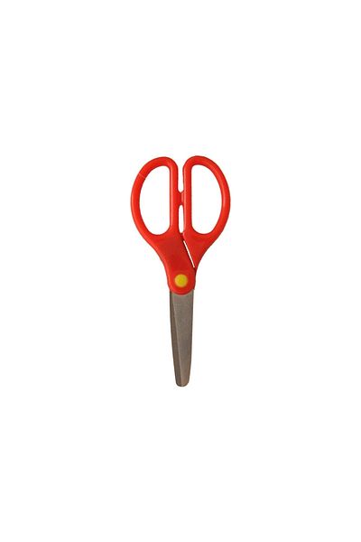Brons Red Student Scissors - with Protection Cover, Br-702