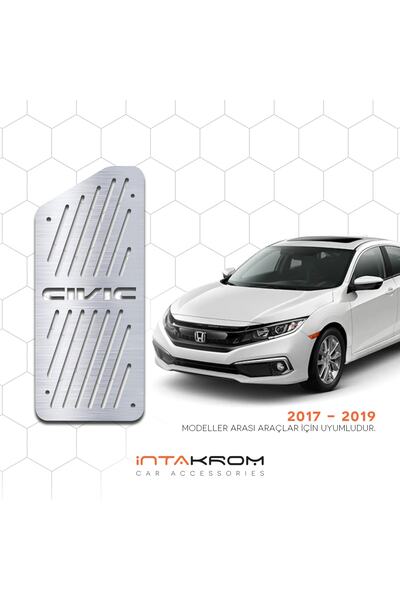 İntachrom Honda Civic Krom Ayak Dinlendirme Pedalı - 2017 - 2020