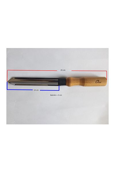 elizi ahşap Vegetable Carver with Wooden Handle
