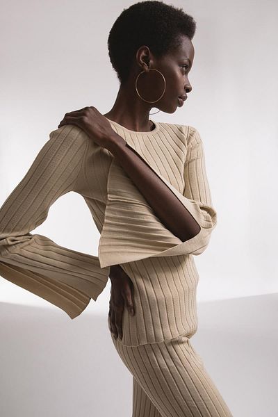 DeFacto Strickweste - Beige - Figurbetont