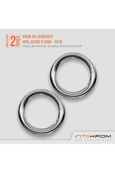 İntachrom Opel Astra H Krom Sis Çerçevesi 2 Parça 2004 - 2010 / Hb - Sd
