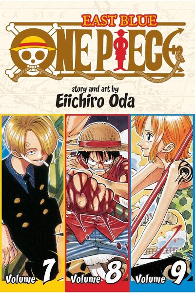 Viz Media One Piece 3-in-1 Edition 3-east Blue 7-8-9: Volume 3 (ONE PİECE (OM...