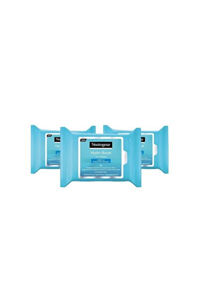 Neutrogena Hydro Boost Makeup Removal Wipes 25 Pack X 3