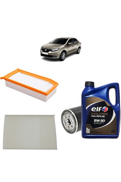 MAİS Renault Symbol 3plus Filtre Bakım Seti 1.5 Dci Elf Evolution Yağlı 2013 ...