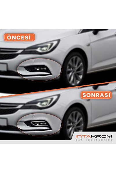 İntachrom Opel Astra K Krom Sis Farı Çerçevesi 2015 Ve Üzeri