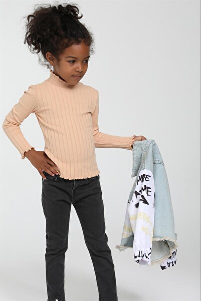 Escabel Κοριτσίστικη μπλούζα με μισό ψαράδικο κορδόνι