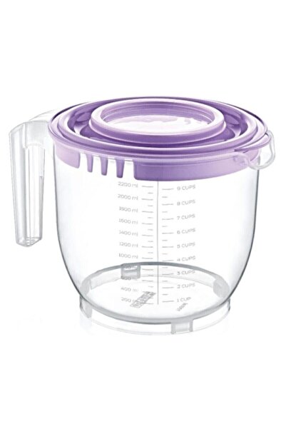 Kitchen Store Mikser Kabı Hamur Çırpma Karıştırma Haznesi Koruma Kapaklı 2,5 Ml