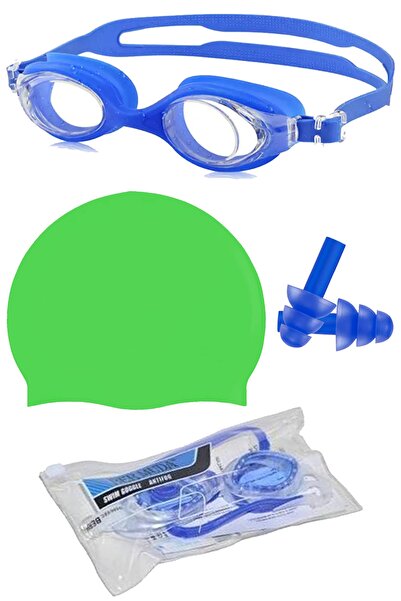 Ultio Spor مجموعة نظارات السباحة + سدادات الأذن + غطاء لاتكس وحقيبة فاخرة خاص...