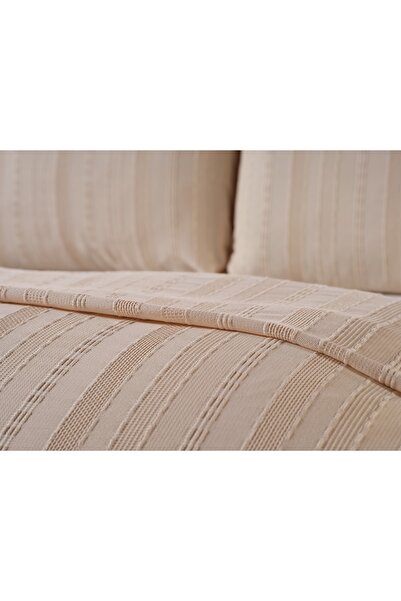 Doqu Home Calista Pike Bej - Tek Kişilik