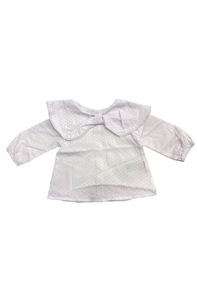 Çikoby Baby Girl's Cotton Big Bow Shirt