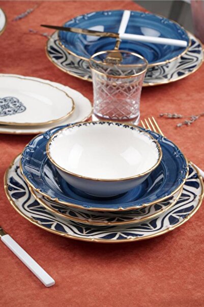 DEKOMUS Dıamond Collectıon Pandora 6 Kişilik 29 Parça Porselen Yemek Takımı