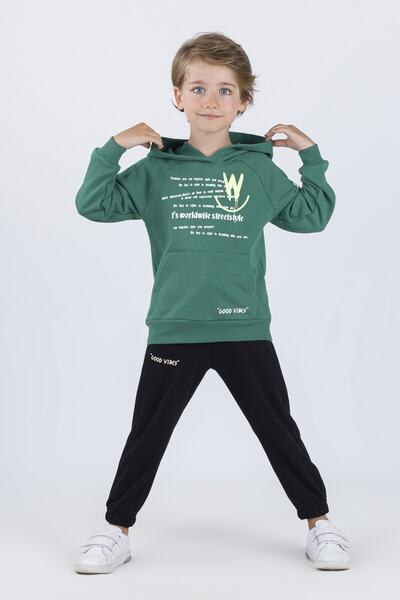 DMB BOYS & GIRLS Set de trening din bumbac cu mânecă lungă pentru băieți, cu ...