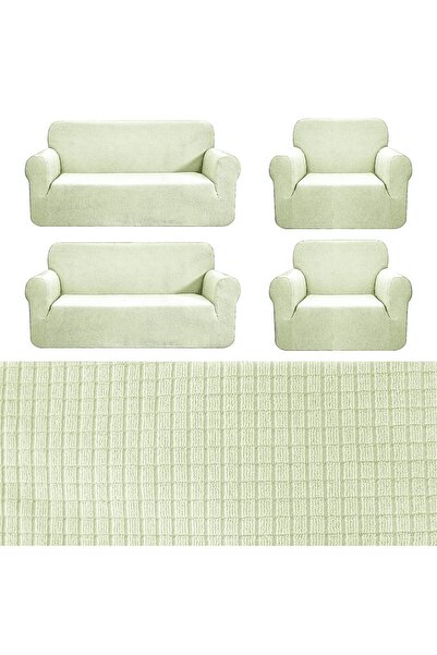 TUCHMALL Husa pentru canapea cu trei locuri Husa pentru scaun elastic, lavabi...