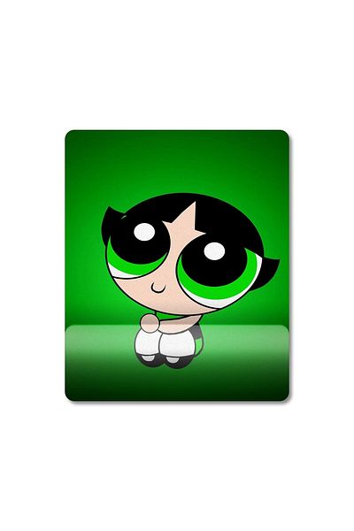 Pixxa موديل لوحة الماوس Powerpuff Girls Buttercup مع مسند للمعصم - 1