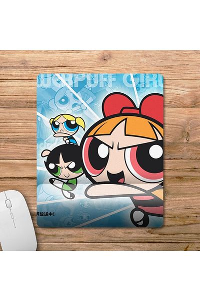 Pixxa موديل لوحة ماوس مع مسند للمعصم للفتيات من Powerpuff - 2