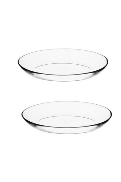 Paşabahçe 10357 2-Piece Glass Boat Plate - 21 cm.Invitation
