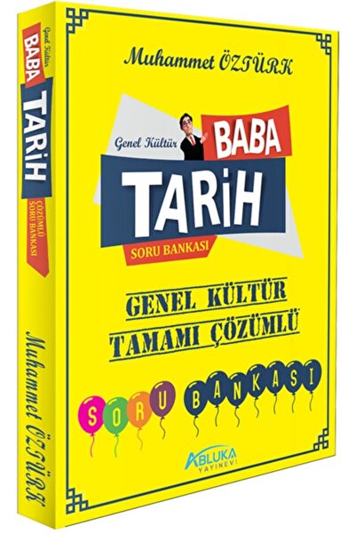 Abluka Yayınevi 2025 Baba Tarih Genel Kültür Soru Bankası - Muhammet Öztürk .