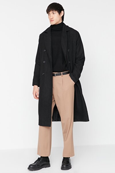 Trendyol Collection Coat - Black - Basic