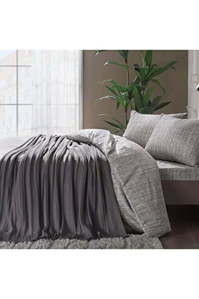 Taç Knitwear Duvet Set Double Anthracite