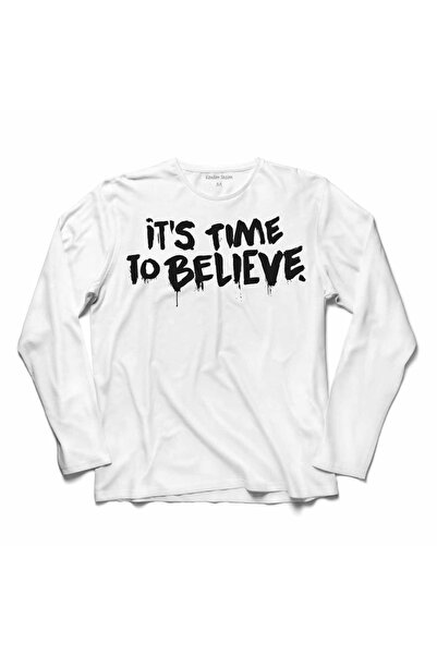 Kendim Seçtim Bendy And The Ink Machine It Is Time To Believe Tricou cu mânecă lungă Tricou imprimat