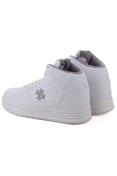 BUCKHEAD Λευκά - 4197 Comfort High Top Unisex Sneaker Αθλητικά Παπούτσια