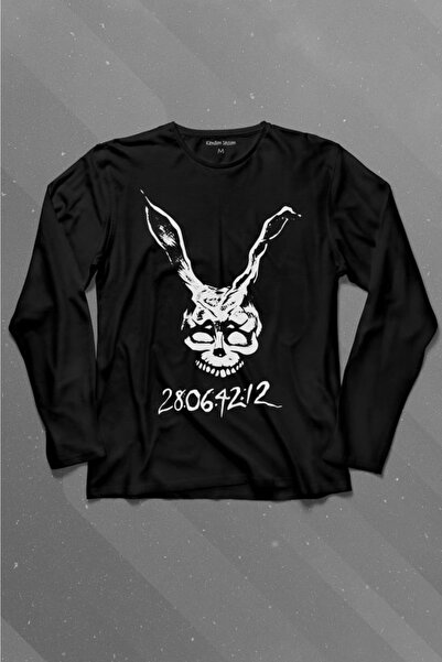Kendim Seçtim Donnie Darko Beli Zec Film Majica dugih rukava Štampano T-shirt