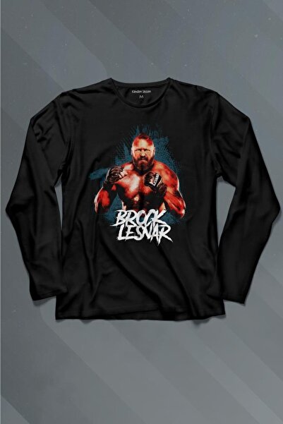 Kendim Seçtim Tricou cu mânecă lungă Brock Lesnar Wwe UFC American Wrestling ...