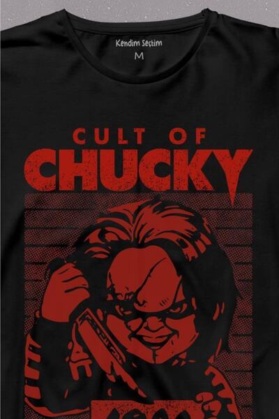 Kendim Seçtim Cult Of Chucky 1988 film de groază Caki tricou cu mânecă lungă Tricou imprimat