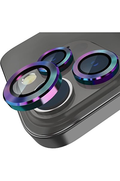 Fibaks Apple Iphone 14 Pro & Iphone 14 Pro Max Kamera Koruma Lens Koruyucu Temperli Cam
