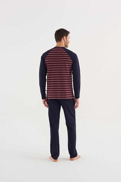 U.S. Polo Assn. Ανδρική πιτζάμες με στρογγυλή λαιμόκοψη U.S. Polo 18619 MAROON