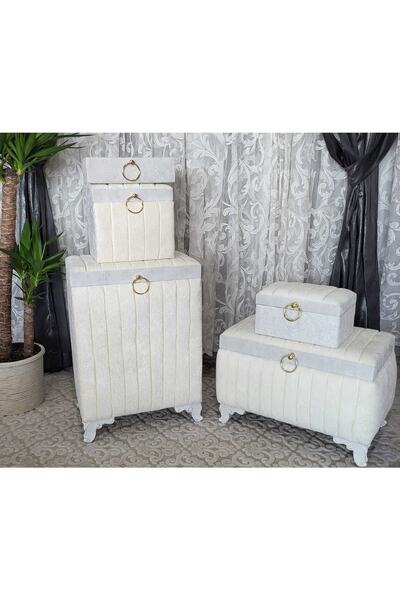 Duru Çeyiz Sandıkları Şevval Söz Nişan Bohça Gelin Düğün Çeyiz Sandık 4lü Düg...