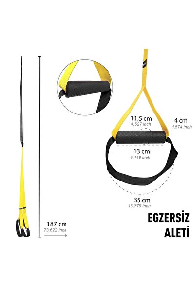 Rebuwo Suspension Trainer Cross Training Egzersiz Seti